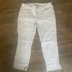 White INC Boyfriend jeans size 14